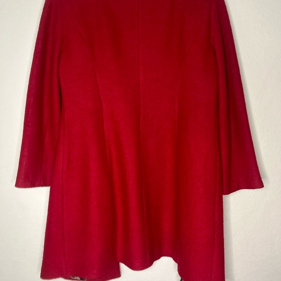 Muse Womens Red Size Wool Blend jacket Size 8 - Picture 9 of 14